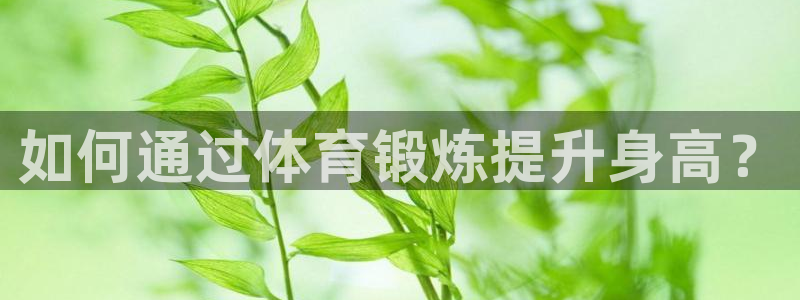 利记科技：如何通过体育锻炼提升身高？