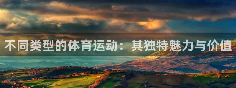 利记官网APP：不同类型的体育运动：其独特魅力与价值